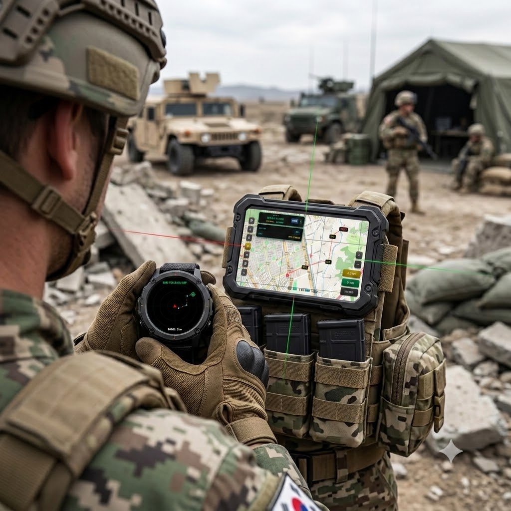 MilWatch Pro map on a phone