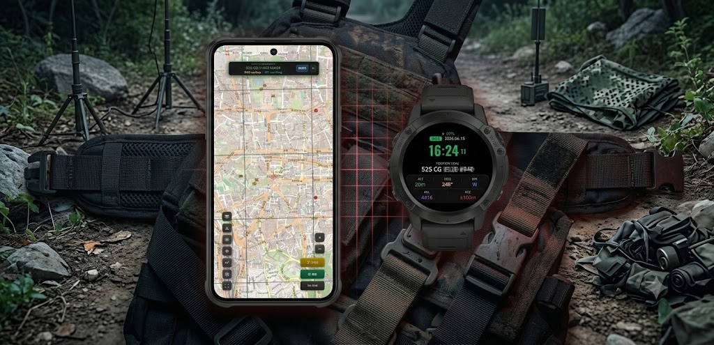 MilWatch Pro phone and Wear OS watch connection
