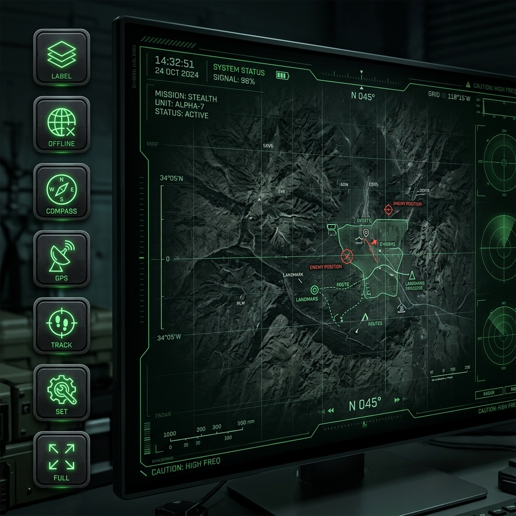 Tactical drawing actual app screen